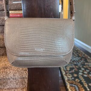 ✳️ Aspinal of London Ella Crossbody Bag - RARE Lizard Embossed Calf Leather